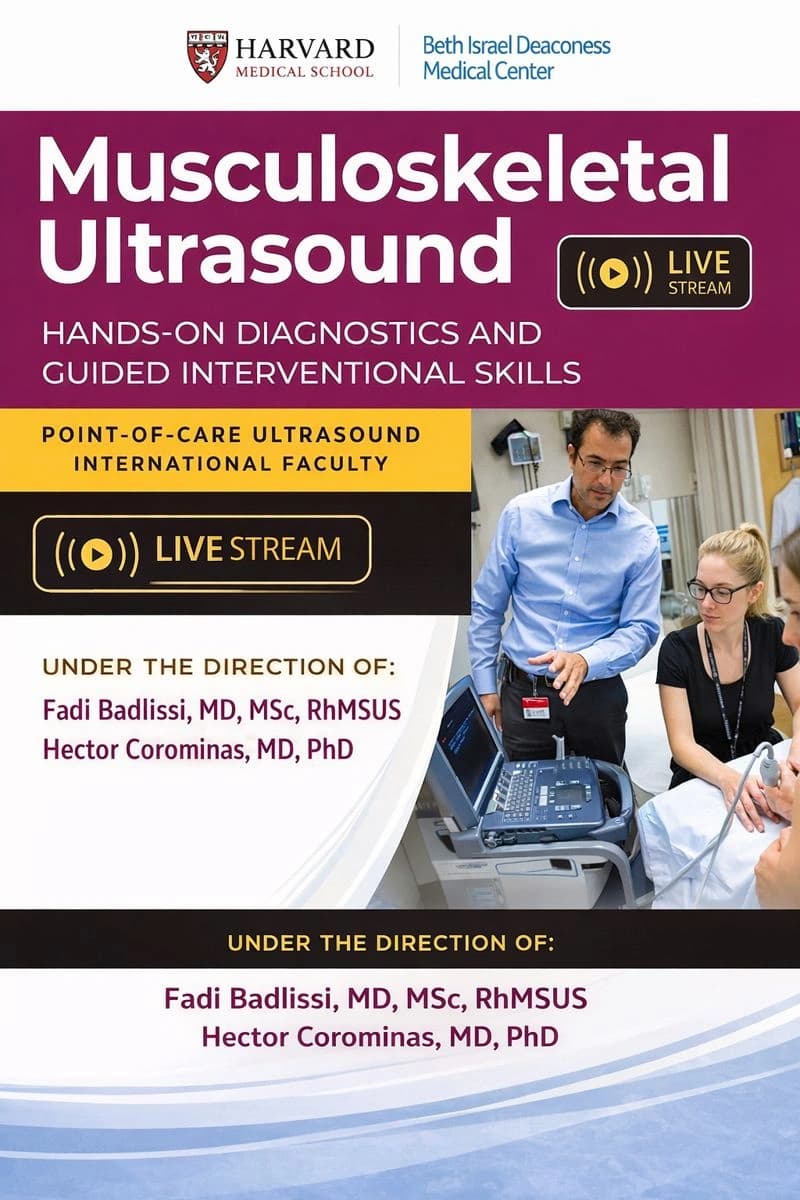 Harvard Siêu âm Cơ xương khớp: Chẩn đoán thực hành và Kỹ năng can thiệp dưới hướng dẫn siêu âm ( Phụ đề song ngữ )