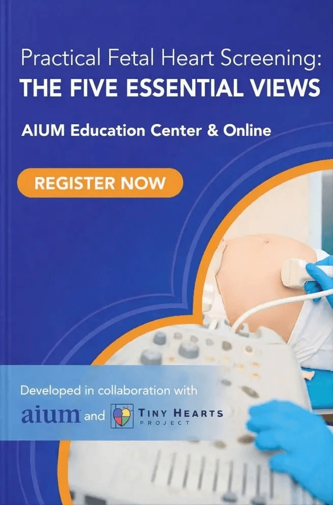 Sàng lọc Tim Thai Thực hành theo AIUM: Năm Mặt Cắt Thiết Yếu ( Phụ đề song ngữ )