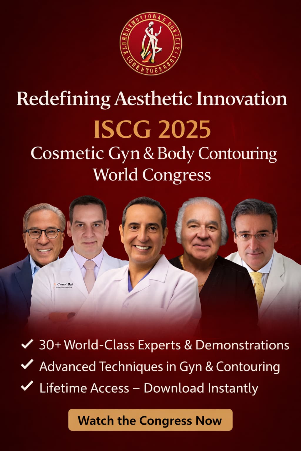 Hội nghị Thế giới ISCG 2025 về Phụ khoa thẩm mỹ và Tạo hình cơ thể (Phụ đề song ngữ)
